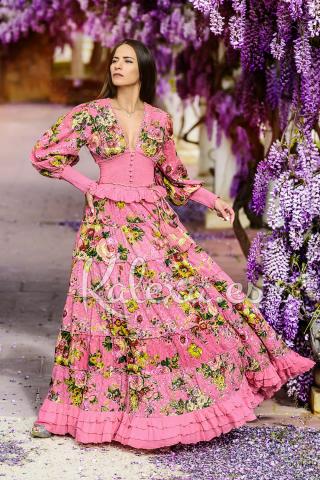 Vestido Boho Rose Diamond For Eden.