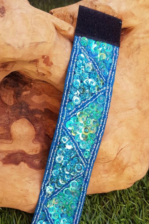 Pulseira de escarlate turquesa