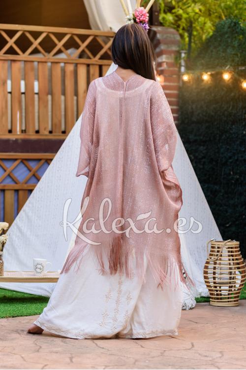 Boho-glitterponcho