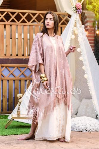 Boho Glitter Poncho