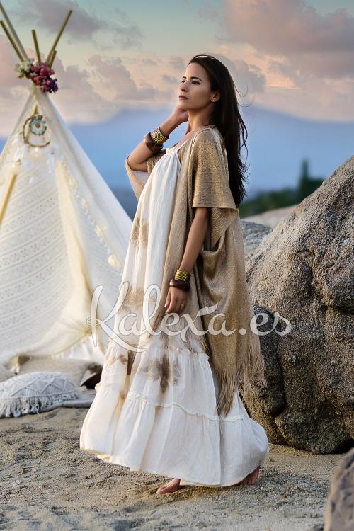 Poncho scintillio Boho