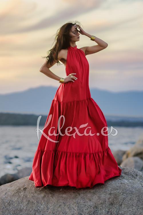 Boho Taffeta Guest Dress