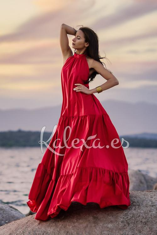 Boho Gast Jurk Taffeta