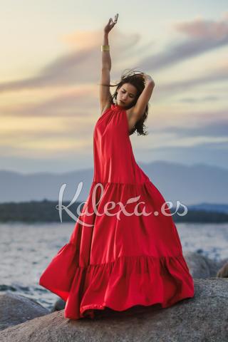 Boho Taffeta Guest Dress