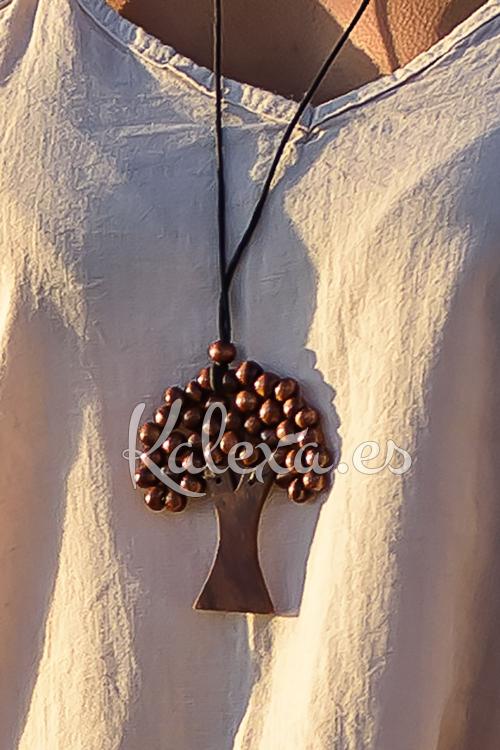 Collier de graines d'arbre Boho