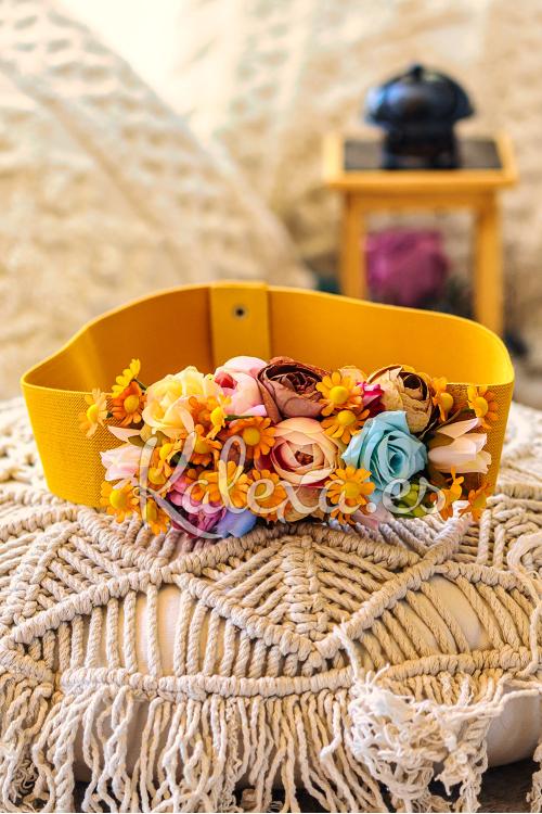 Yellow Flower Belt