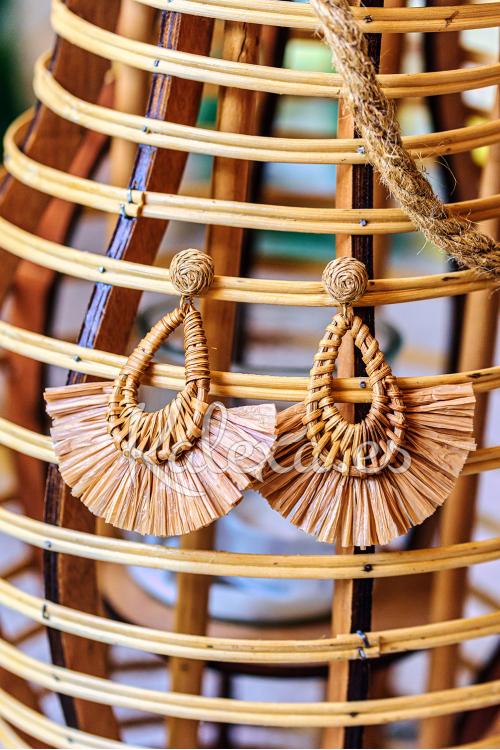 Raffia Earrings