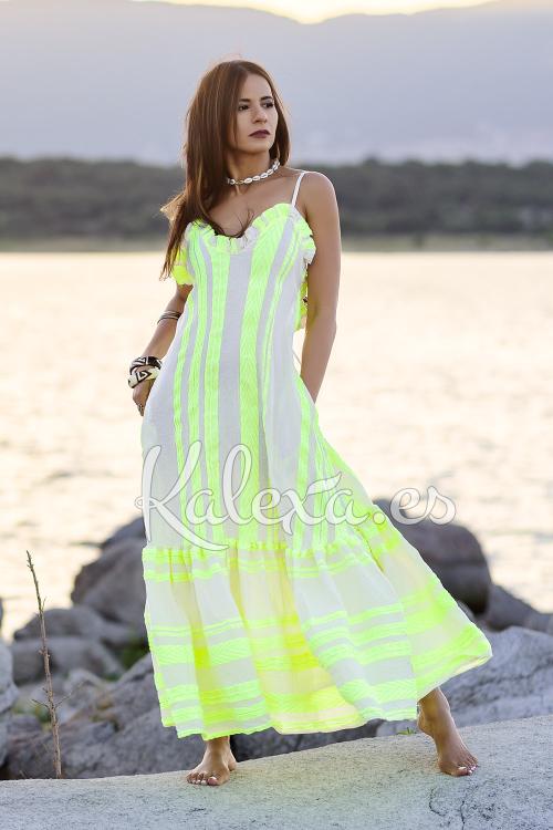 Vestido Boho Flúor