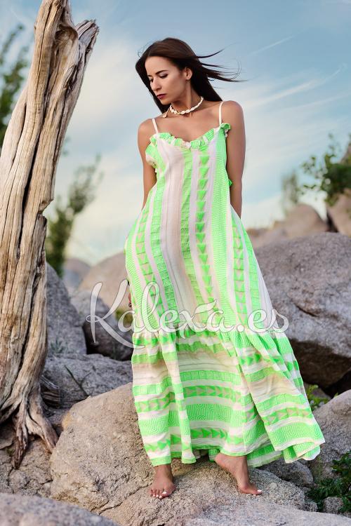 Vestido Boho Flúor