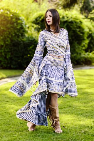 Asymmetrical Boho Nayat Skirt