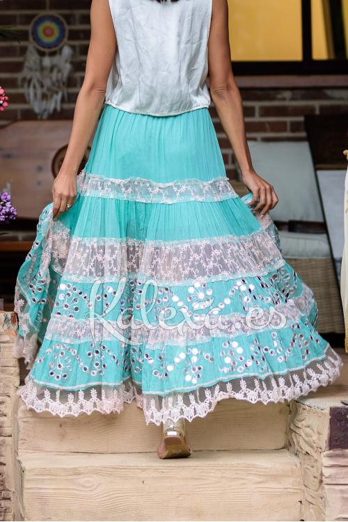 Saia Boho Aquamarine