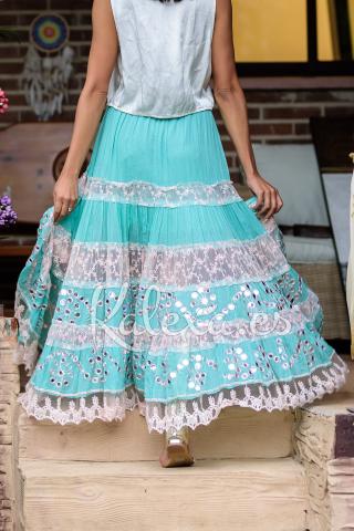Saia Boho Aquamarine
