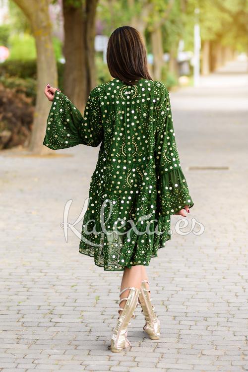 Robe miroir de luxe Boho