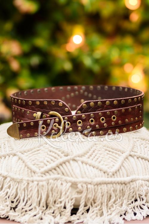 Boho Sash Belt Color Brown