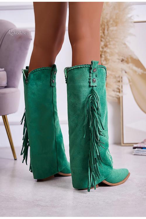 Boho-Sternstiefel mit Fransen