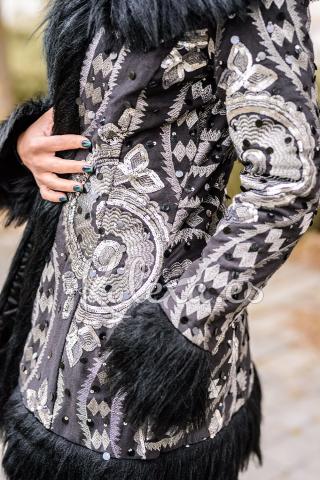 Abrigo chaqueta Boho Chic Wuar