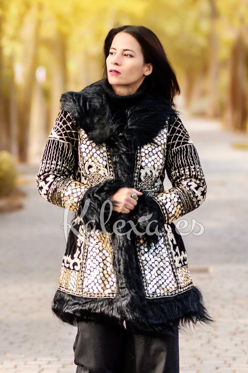 Coat jacket black Kavita