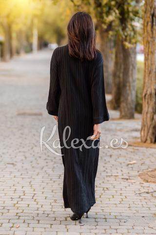 Abito Boho corrugato di base