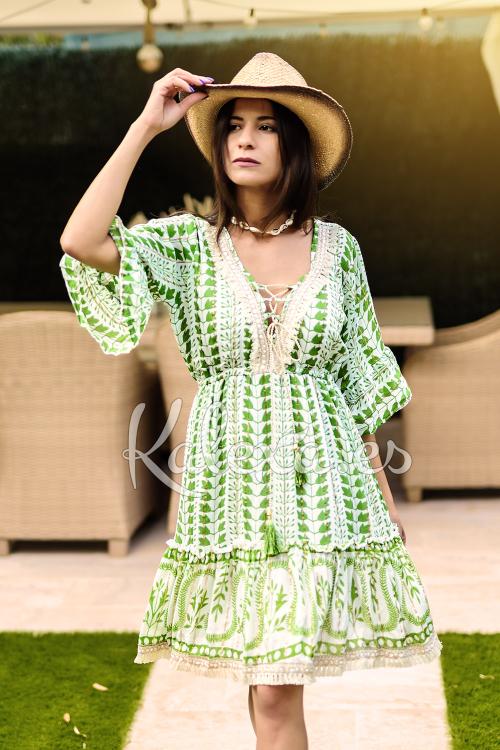 Vestido Boho corto Elma