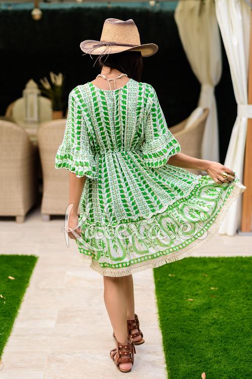 Vestido Boho corto Elma