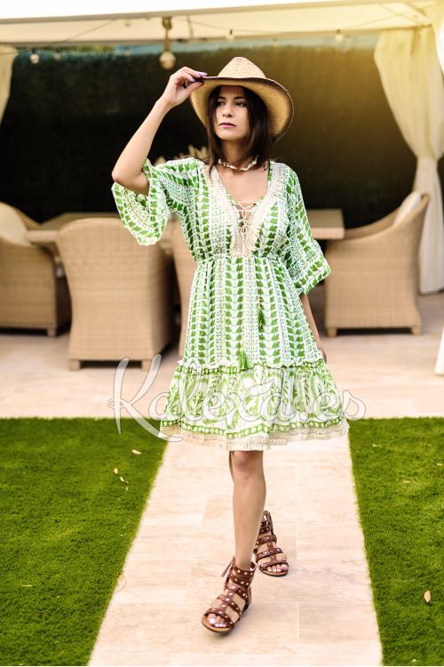 Vestido Boho corto Elma