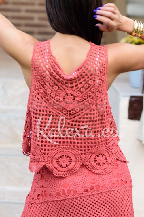 Top Boho Noé all'uncinetto