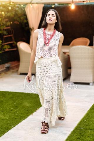 Top Boho Noé all'uncinetto