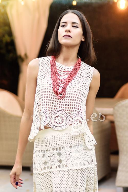 Top Boho crochet Noé