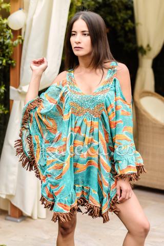 Top Poncho Boho Amazonas