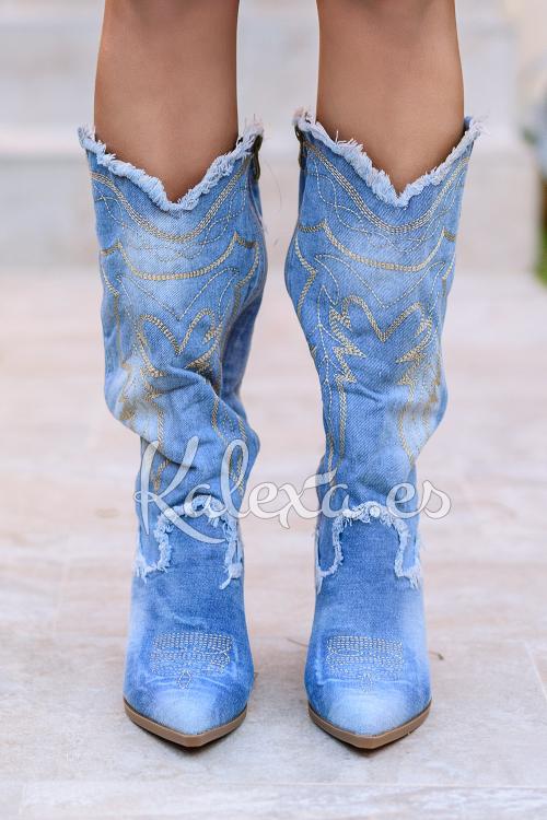 Botas Boho Denim