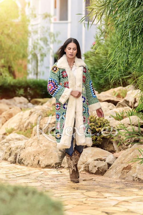 Abrigo chaqueta Crochet Willow Long