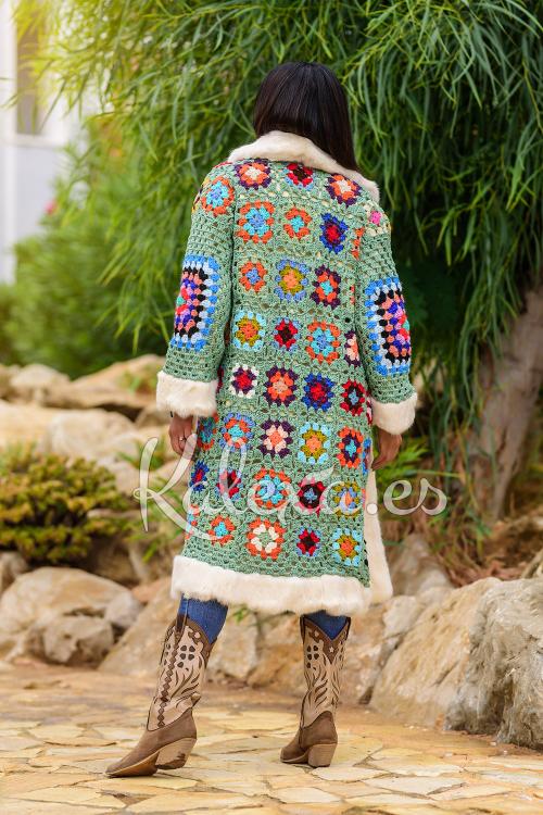 Abrigo chaqueta Crochet Willow Long