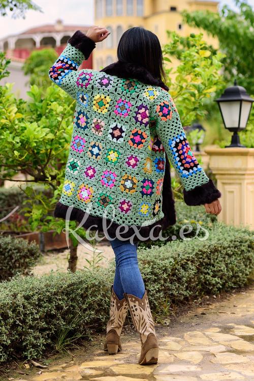 Abrigo Chaqueta Crochet Willow Med