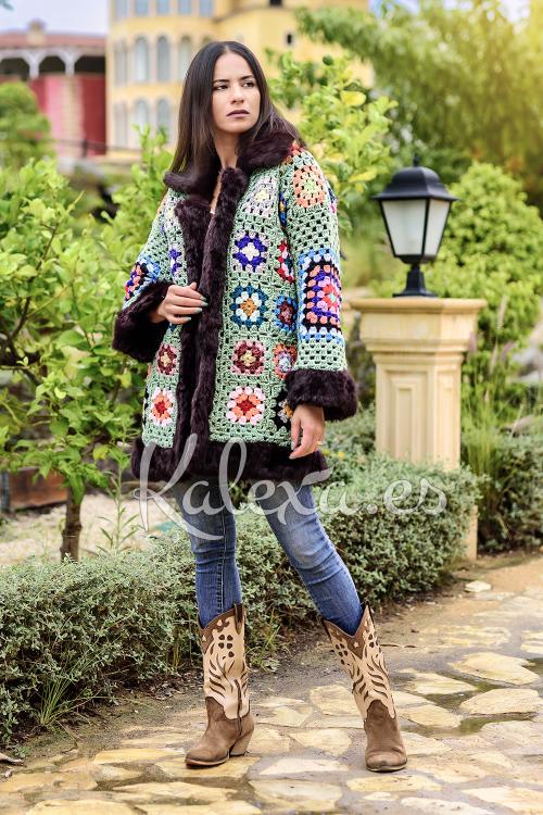 Abrigo Chaqueta Crochet Willow Med