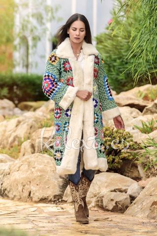 Abrigo chaqueta Crochet Willow