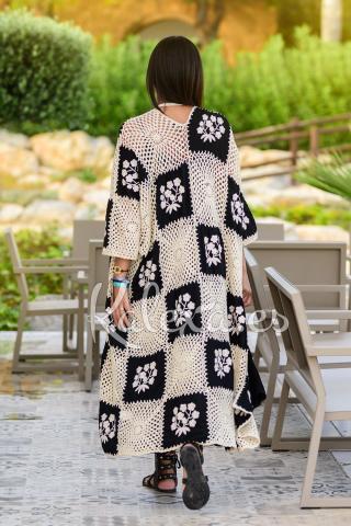 Crochet lusso Yin Yang giacca