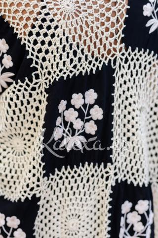 Crochet de luxe Yin Yang Jacket
