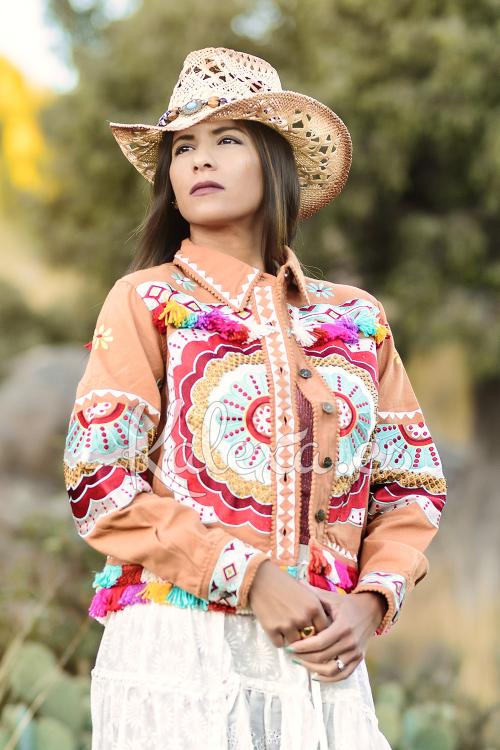 Boho Folklore Jacke