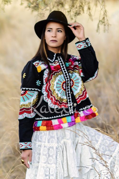 Boho Folklore Jacke