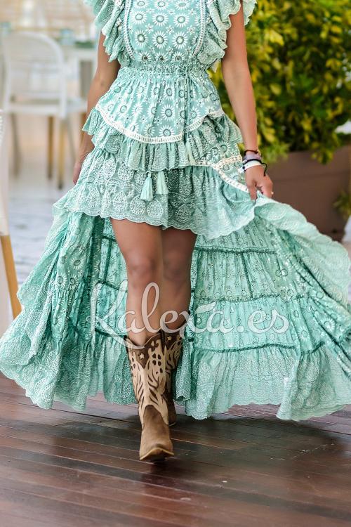 Boho Asymmetrical Eden Skirt