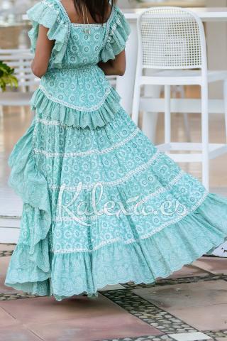 Jupe boho asymétrique Éden