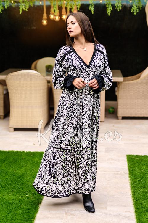 Robe Boho Aditi Noire