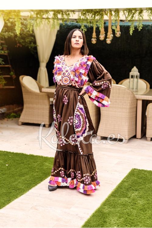 Vestido Boho Convidada Sara Folklore