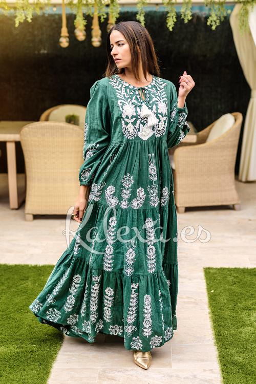 Robe d'invitée Boho Kamba