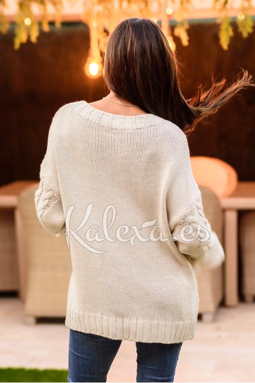 Jersey Boho Ibbie Franjas