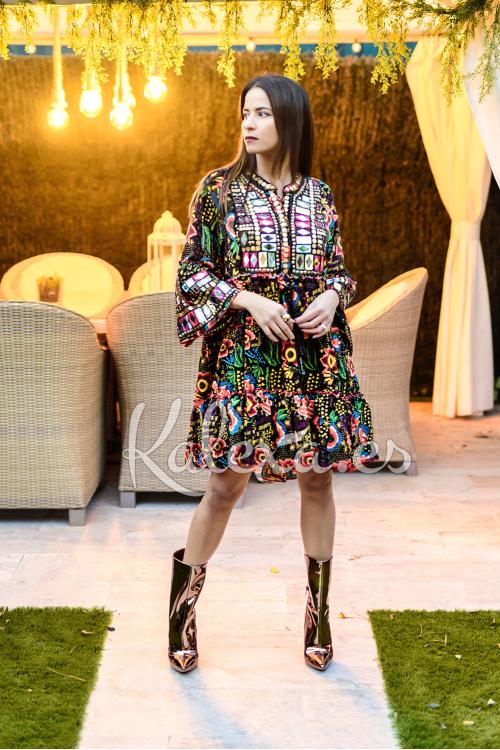 Abito corto Boho Guloya