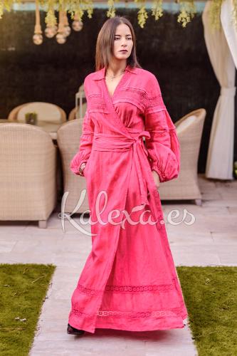 Vestido Boho Lino Isa