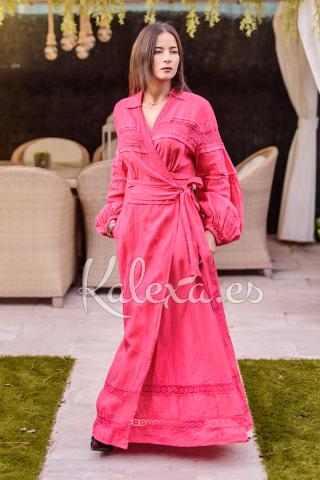 Vestido Boho Lino Isa