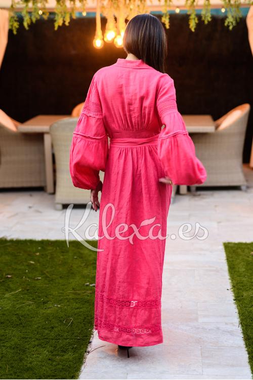 Vestido Boho Lino Isa