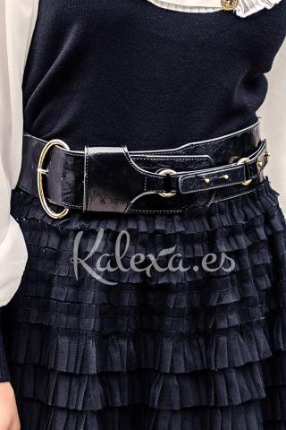 Cinturón Boho  cuero Maya